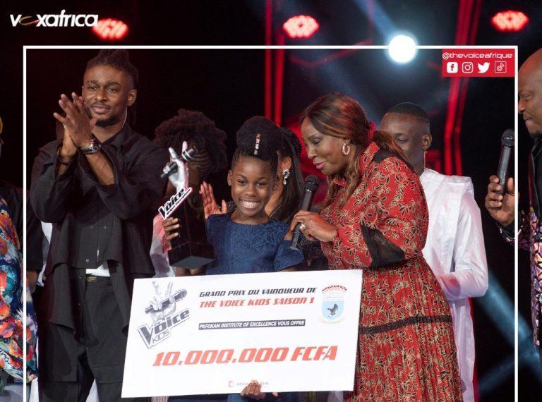 Myriam Obama remporte la première saison de The Voice Kids Afrique francophone