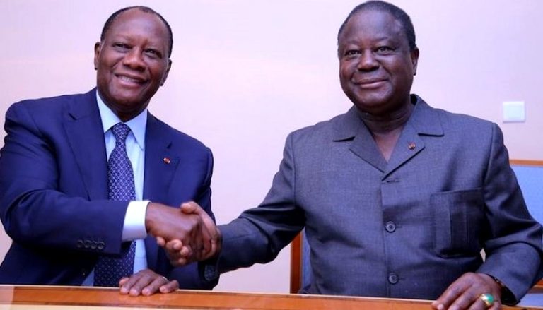 Alassane Ouattara réagit après le décès de l'ancien président Henri Konan Bédié