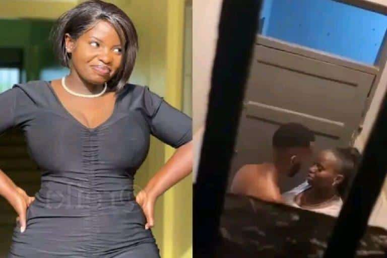 Ouganda : fuite de la s@xtape de l’influenceuse Christine Nampeera dans une toilette publique (Vidéos)