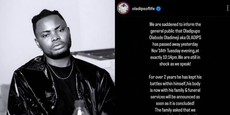 Nigeria : le rappeur Oladips est décédé