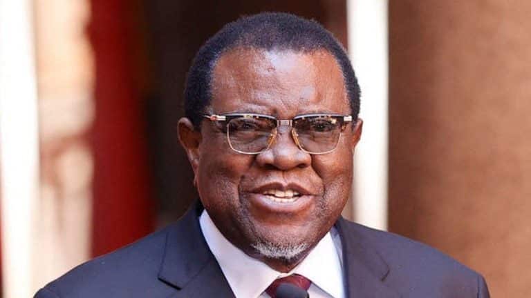 Voici la cause de la mort du président namibien Hage Geingob
