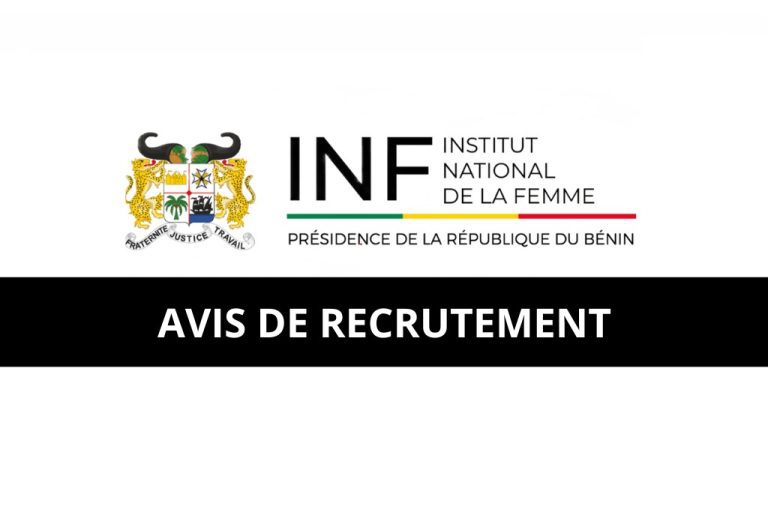Bénin : l'Institut National de la Femme recrute pour plusieurs postes