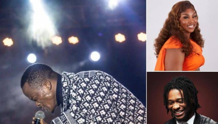 Roseline Layo, Debordo Leekunfa et Ks Bloom sur la même scène au Parc des expositions d'Abidjan