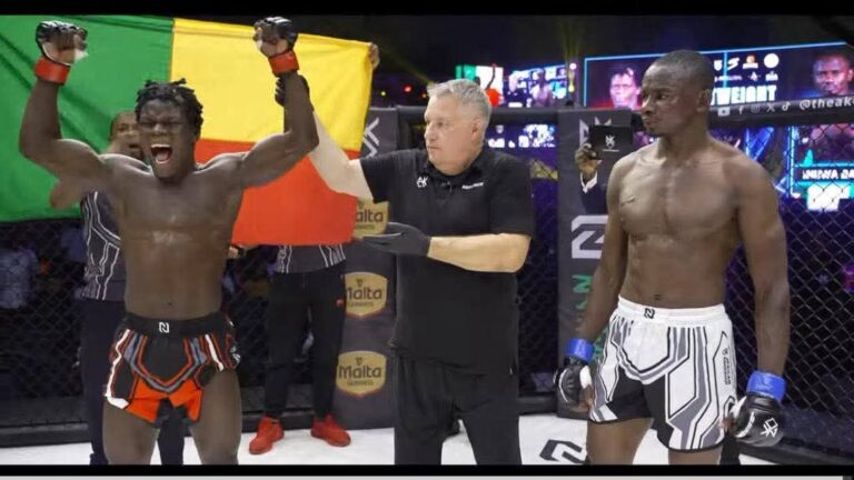 Bénin est champion d’Afrique des poids légers des MMA avec Jean Do Santos