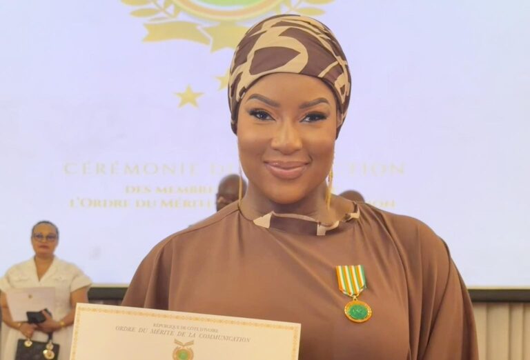 Côte d’Ivoire : l’animatrice Konnie Touré décroche un titre honorifique