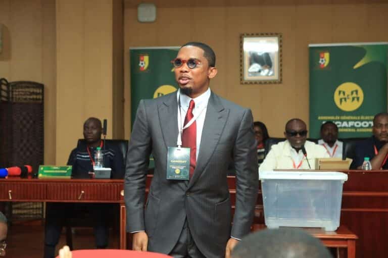 Samuel Eto’o à la tête de la FECAFOOT pour 04 nouvelles années, autour de quatre points