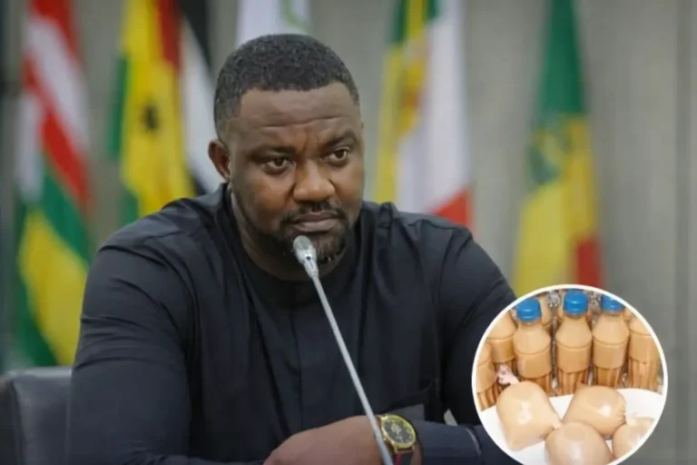 John Setor Dumelo, député d’Ayawaso West Wuogon, lors d’une intervention publique au Ghana.