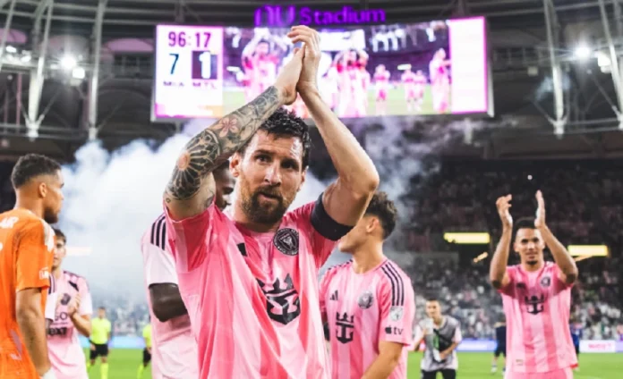 Messi inscrit quatre buts et relance l’Inter Miami